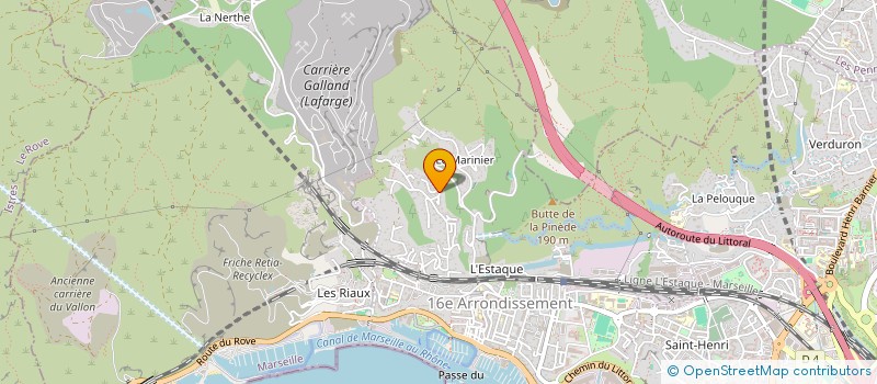 localisation de l'entreprise COEUR EN NORD DE MARSEILLE à MARSEILLE