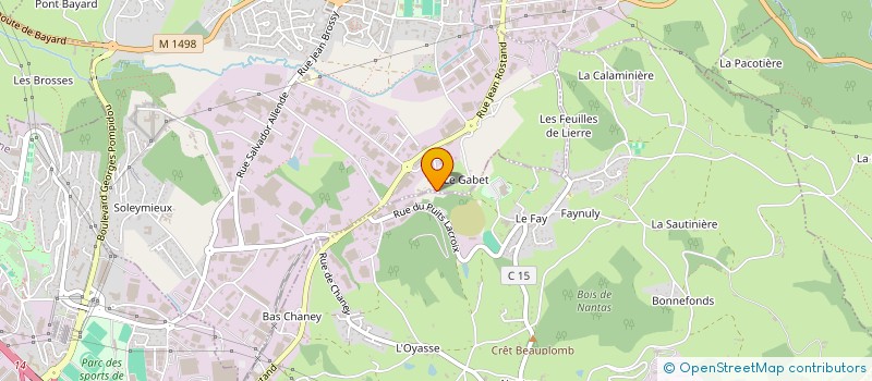localisation de l'entreprise COEUR ET SOLEIL POUR LES ENFANTS AVEC DALI- SA à LA TALAUDIERE