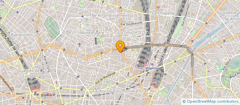 localisation de l'entreprise COEUR FOU  PARIS