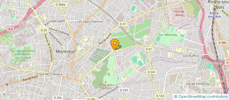 localisation de l'entreprise COEUR GENEREUX POUR L'AVENIR ( GENEREUX COEUR ) à MONTREUIL