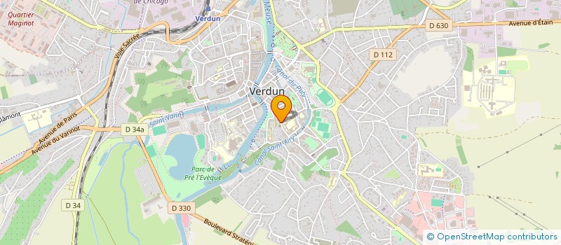 localisation de l'entreprise COEUR GRAND-EST SANS FRONTIERES  VERDUN