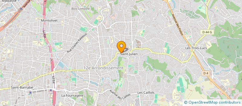 localisation de l'entreprise COEUR IMMO à MARSEILLE