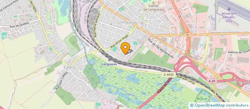 localisation de l'entreprise COEUR LIE  LONGUEAU