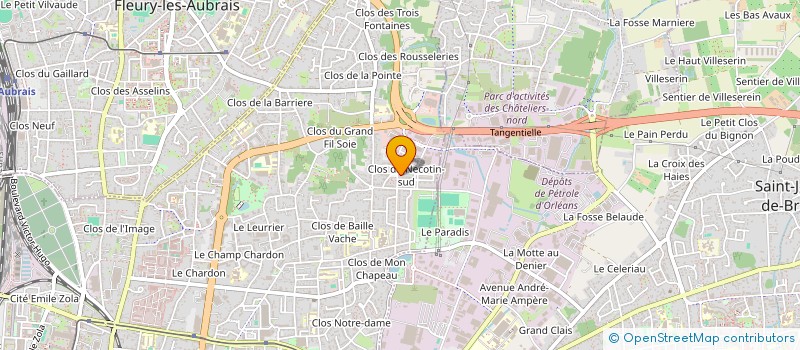 localisation de l'entreprise COEUR METRAGE  ORLEANS