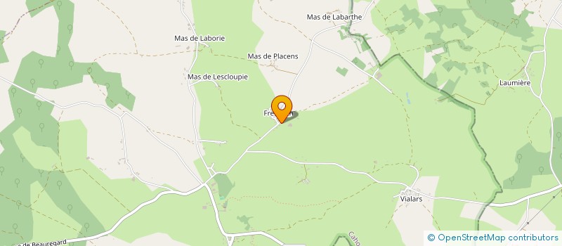 localisation de l'entreprise COEUR NATURE  LARAMIERE