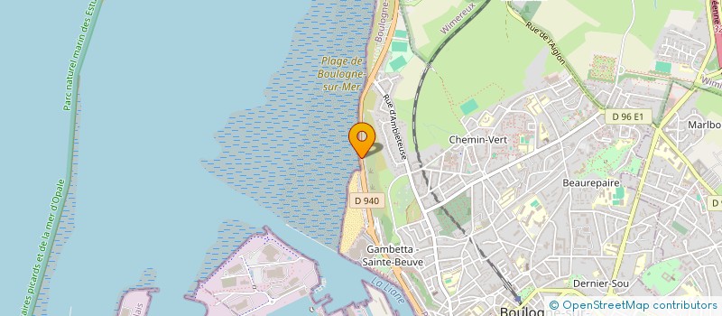 localisation de l'entreprise COEUR & PASSION  BOULOGNE-SUR-MER