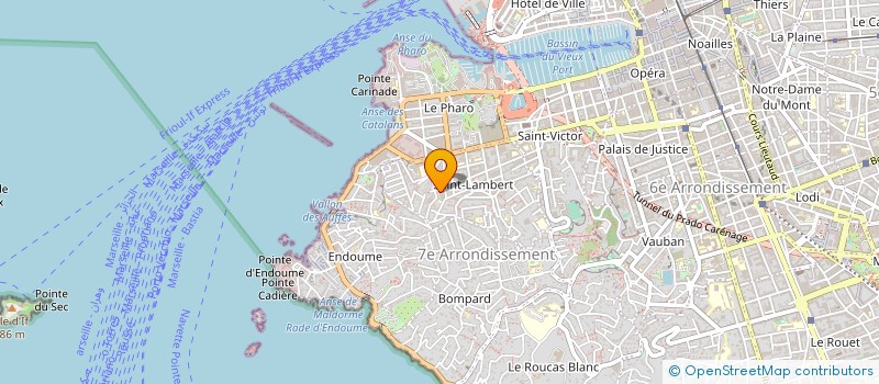 localisation de l'entreprise COEUR-PRIMEUR à MARSEILLE