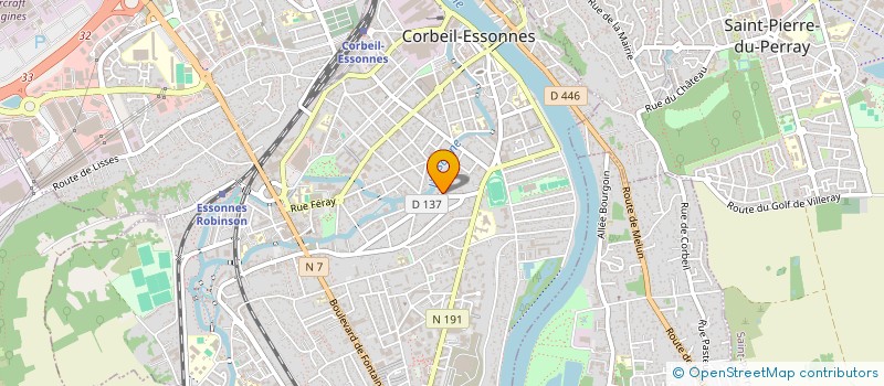 localisation de l'entreprise COEUR PUR à CORBEIL-ESSONNES