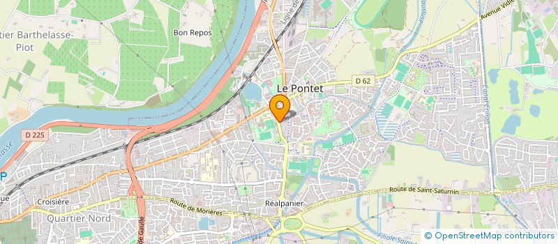 localisation de l'entreprise COEUR RETROUVE  LE PONTET