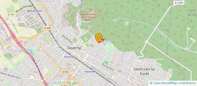 localisation de l'entreprise COEUR SANS FRONTIERES  TAVERNY