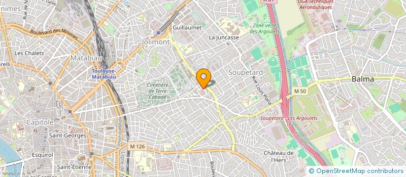 localisation de l'entreprise COEUR TRANSMEDITERRANEE  TOULOUSE