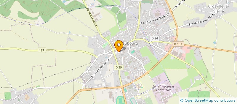 localisation de l'entreprise COEUR VIE SERVICE  LE NEUBOURG