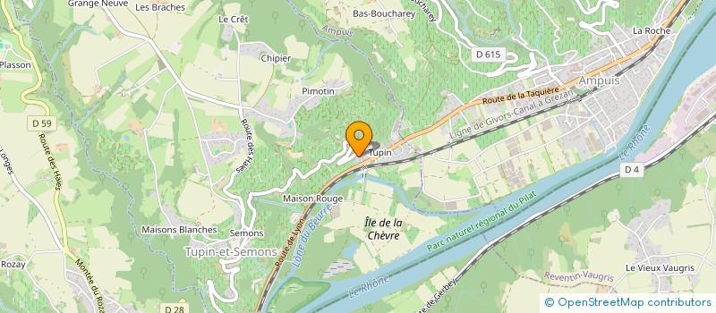 localisation de l'entreprise COEUR VILLAGE SANTE SERPAIZE  TUPIN ET SEMONS