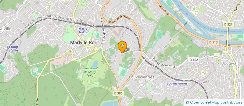 localisation de l'entreprise COEUR VOLANT à LOUVECIENNES