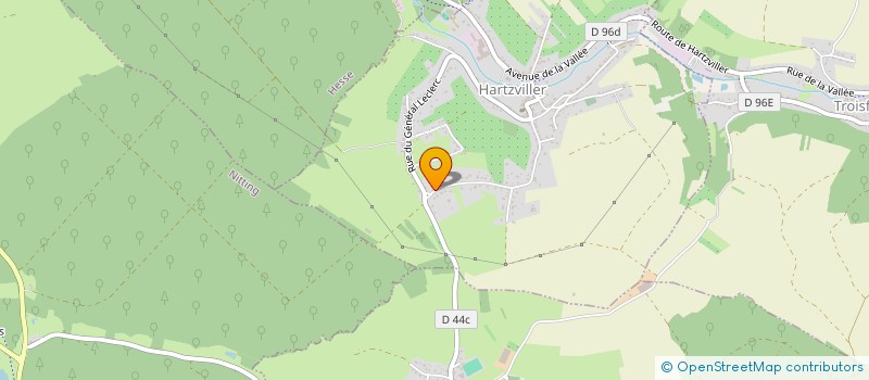 localisation de l'entreprise COEURANI'MAUX  HARTZVILLER