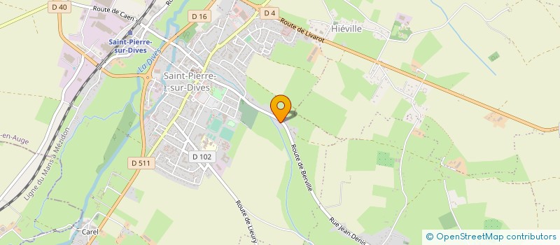 localisation de l'entreprise COEURET ELAGAGE  SAINT-PIERRE-EN-AUGE