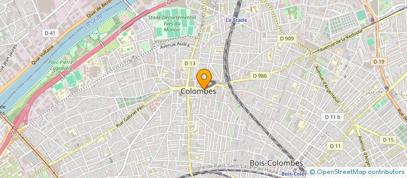 localisation de l'entreprise COEURET IMMOBILIER à COLOMBES