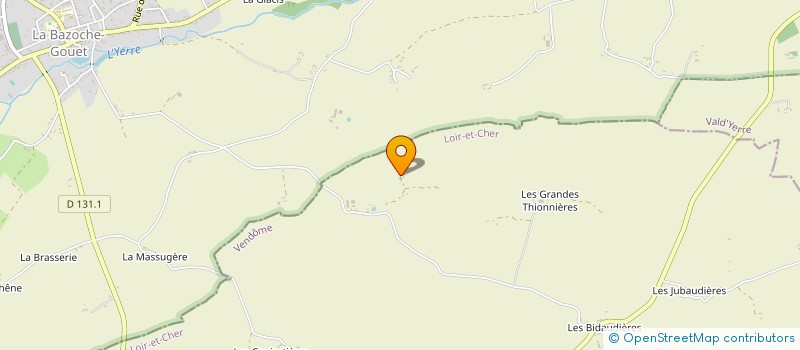 localisation de l'entreprise COEURET - VOILOT  LE GAULT-DU-PERCHE