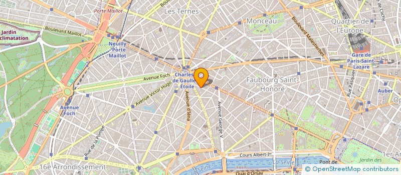 localisation de l'entreprise COEURFOREST 2 à PARIS