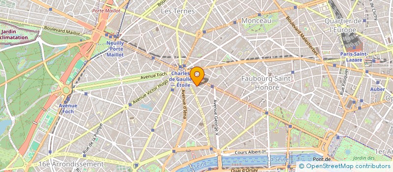 localisation de l'entreprise COEURFOREST à PARIS