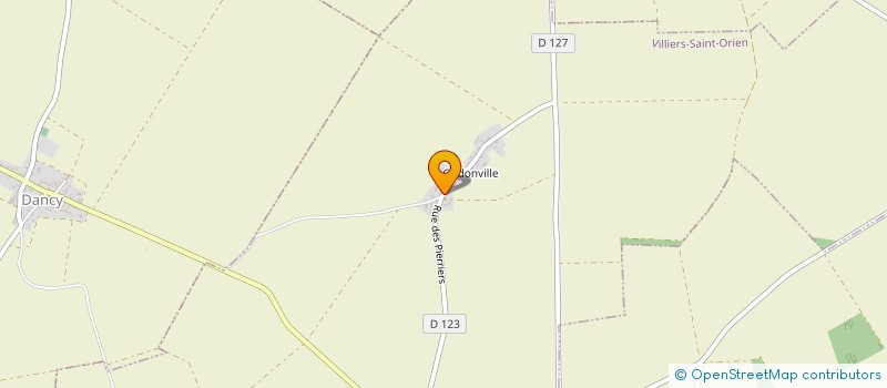 localisation de l'entreprise COEURJOLY INVEST  VILLIERS-SAINT-ORIEN