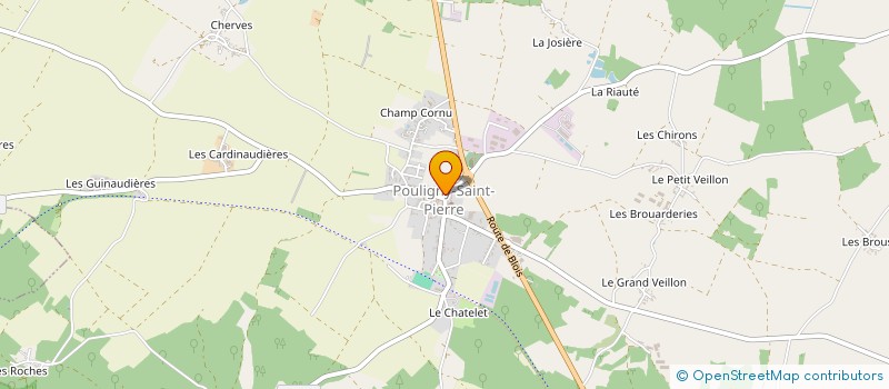 localisation de l'entreprise COEURS A CHOEURS ET CORPS ACCORDS à POULIGNY-SAINT-PIERRE