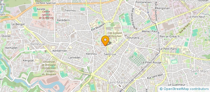 localisation de l'entreprise COEURS D'AIDANTS à BREST