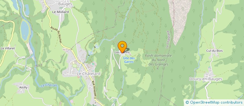 localisation de l'entreprise COEURS D'ALPAGE  LE CHATELARD