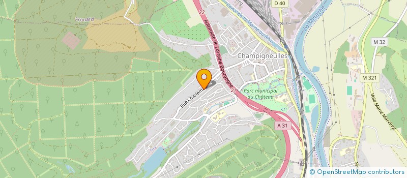 localisation de l'entreprise COEURS D'AUJOURD'HUI  CHAMPIGNEULLES