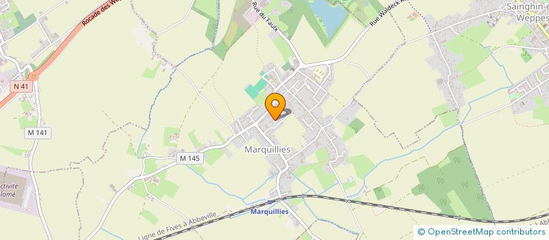 localisation de l'entreprise COEURS DE MARQUILLIES  MARQUILLIES