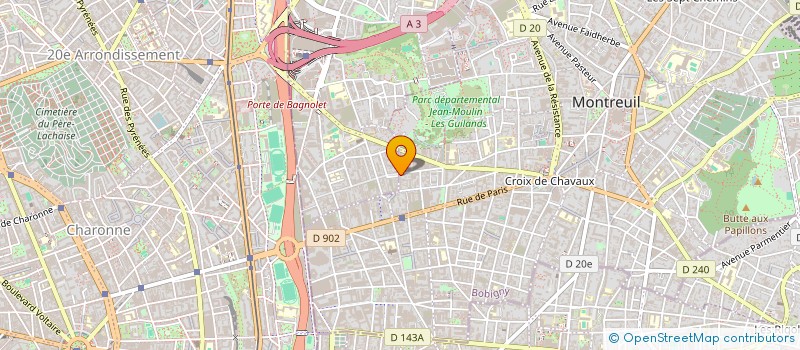 localisation de l'entreprise COEURS DE RAHMA à MONTREUIL