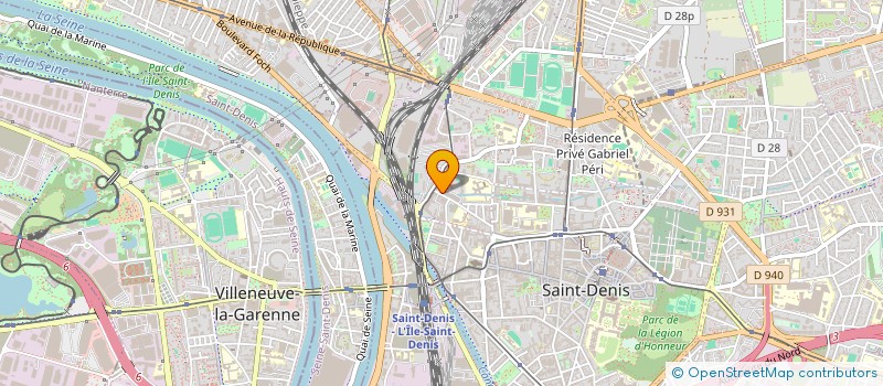 localisation de l'entreprise COEURS DIONYSIENS à SAINT-DENIS