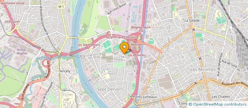 localisation de l'entreprise COEURS EN MELEES  TOULOUSE
