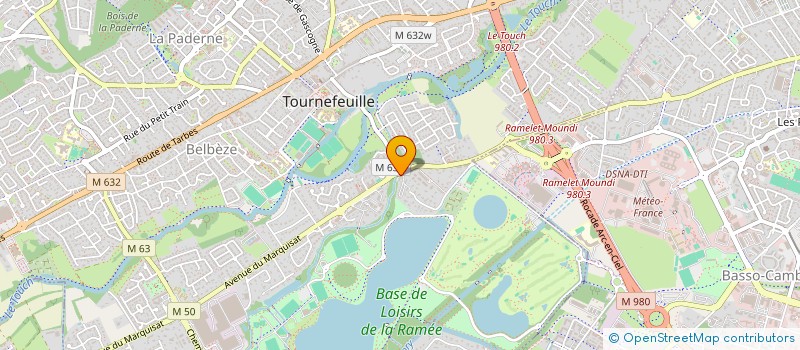 localisation de l'entreprise COEURS ET MAINS  TOURNEFEUILLE