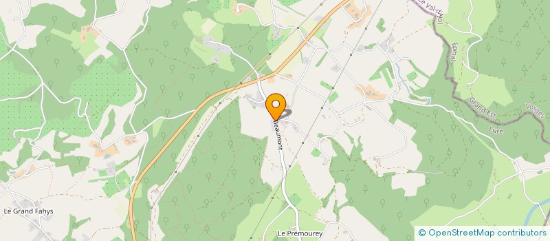 localisation de l'entreprise COEURS IMMOBILIERS  FOUGEROLLES-SAINT-VALBERT