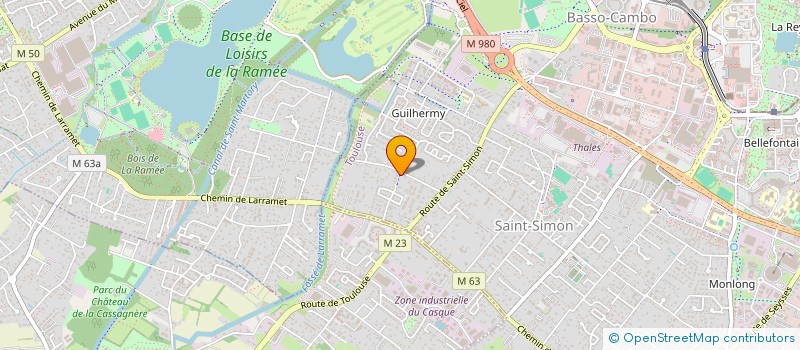 localisation de l'entreprise COEURS INNOCENTS  TOULOUSE