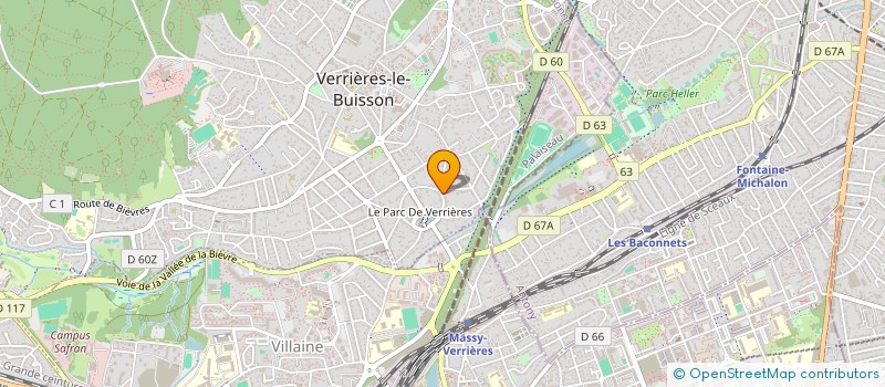 localisation de l'entreprise COEURS METISSES à VERRIERES-LE-BUISSON