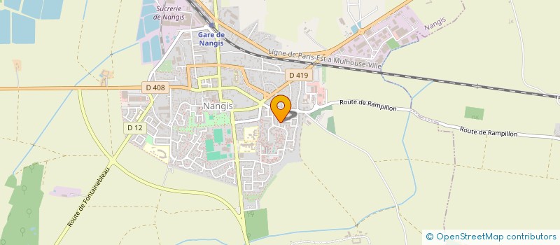 localisation de l'entreprise COEURS OUVERTS BRAS OUVERTS  NANGIS