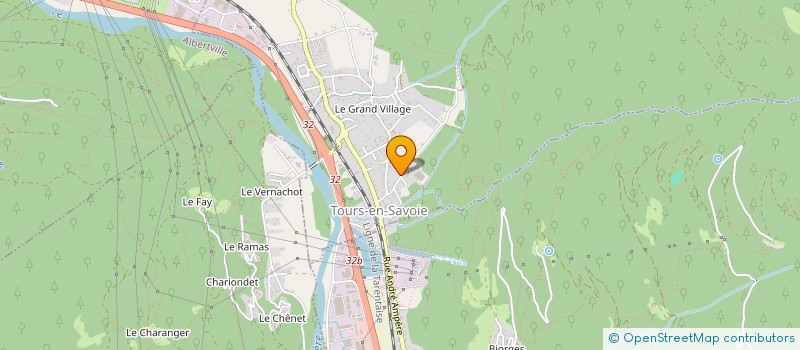 localisation de l'entreprise COEURS POUR LE SENEGAL  TOURS-EN-SAVOIE