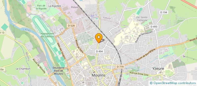localisation de l'entreprise COEURS UNIS à MOULINS
