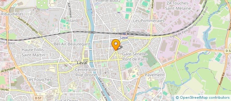 localisation de l'entreprise COEX à LAVAL