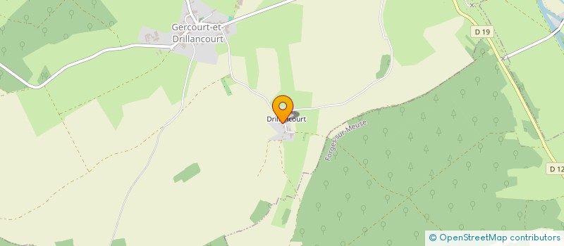 localisation de l'entreprise COEX CORDONNIER à GERCOURT-ET-DRILLANCOURT