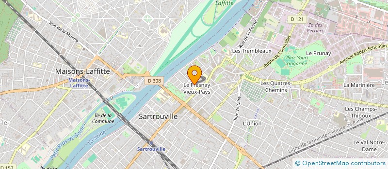 localisation de l'entreprise COEXIM  SARTROUVILLE