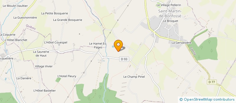 localisation de l'entreprise COEXP CHENEL DUMONT à SAINT-MARTIN-DE-BONFOSSE