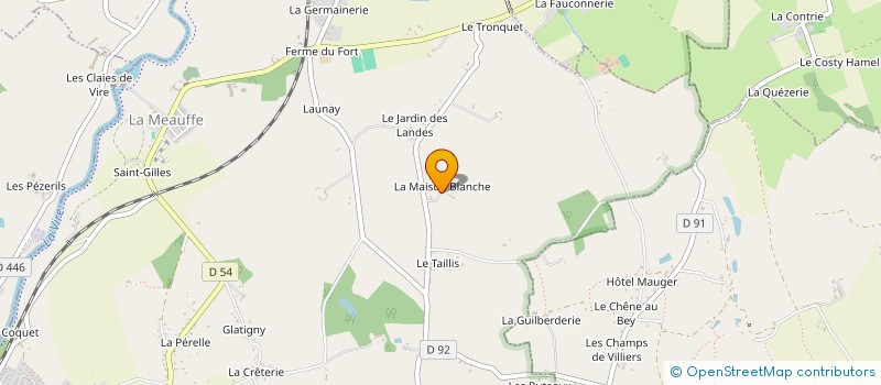 localisation de l'entreprise COEXP DEMEAUTIS HELLER à LA MEAUFFE