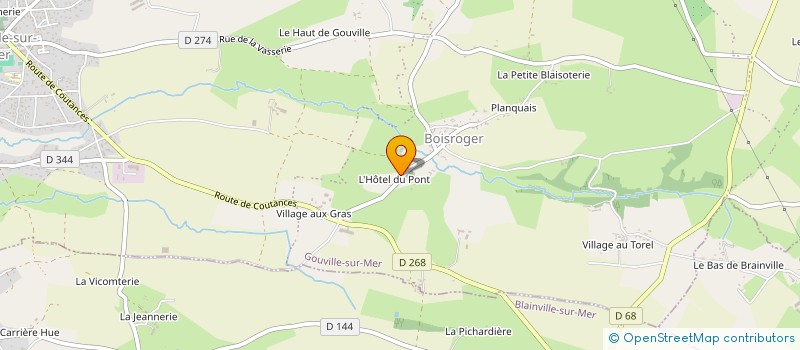 localisation de l'entreprise COEXP HEBERT COLLIBEAUX à GOUVILLE-SUR-MER
