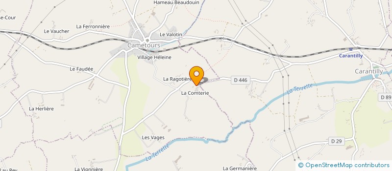localisation de l'entreprise COEXP LAVALLEY M ET C à CAMETOURS