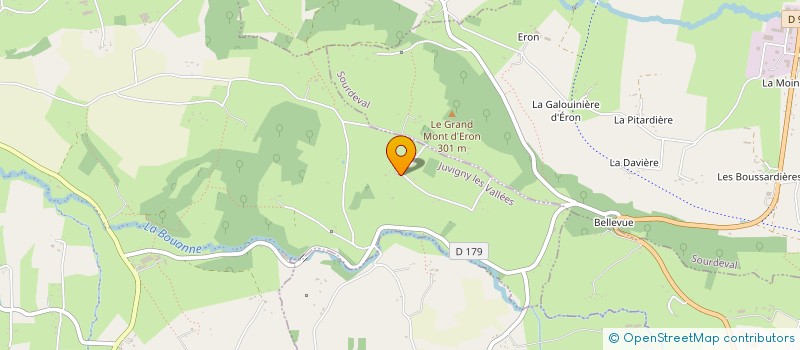 localisation de l'entreprise COEXP LEGORGEU AMAND  JUVIGNY LES VALLEES