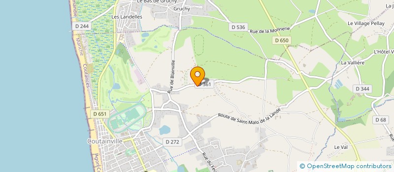 localisation de l'entreprise COEXP LEPASTEUR JUAN  AGON-COUTAINVILLE