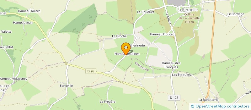 localisation de l'entreprise COEXP LEPOITTEVIN à LA PERNELLE